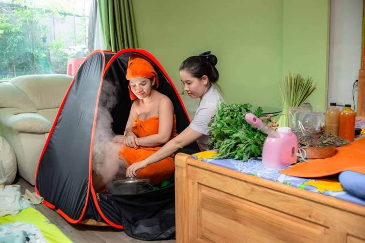 Cách làm đẹp trong tháng ở cữ