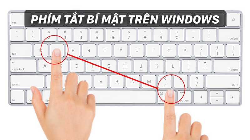 Cách tắt máy tính bằng bàn phím 