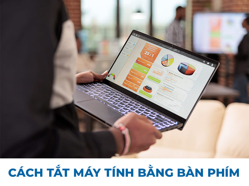 Cách tắt máy tính bằng bàn phím 