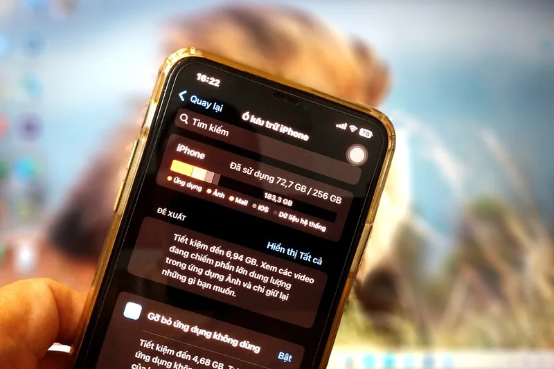 cách giải phóng dung lượng iPhone
